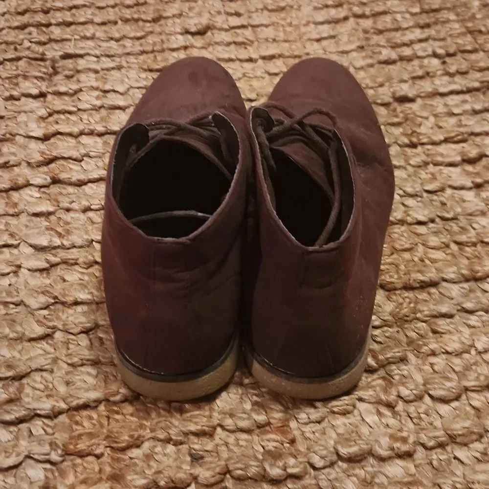 London Fog Seude Leather Chukka Boots 10.5